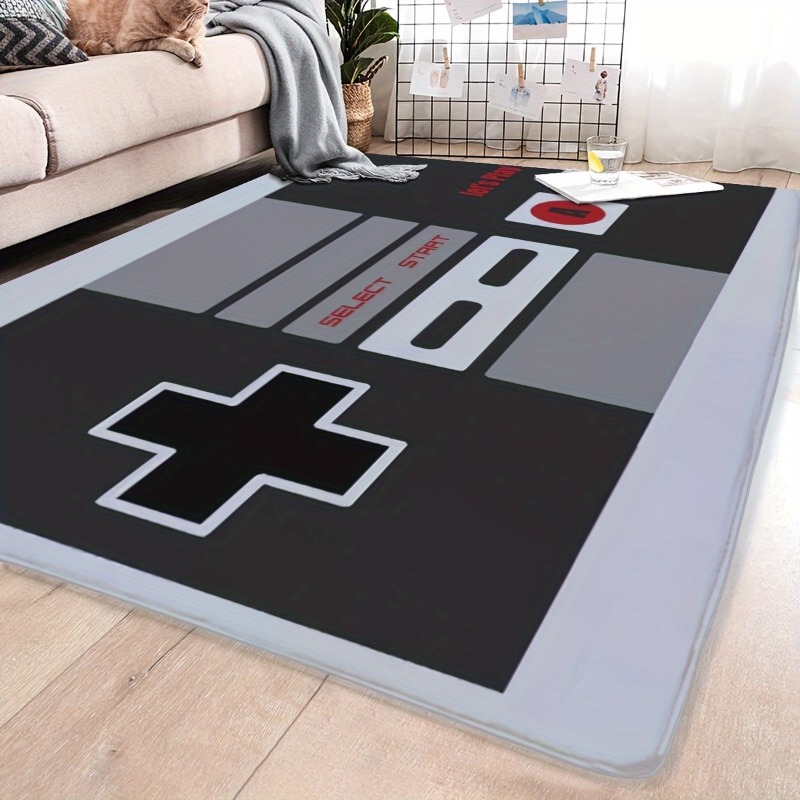Retro Gaming Rug - Game Area Rugs 3D Printed Player