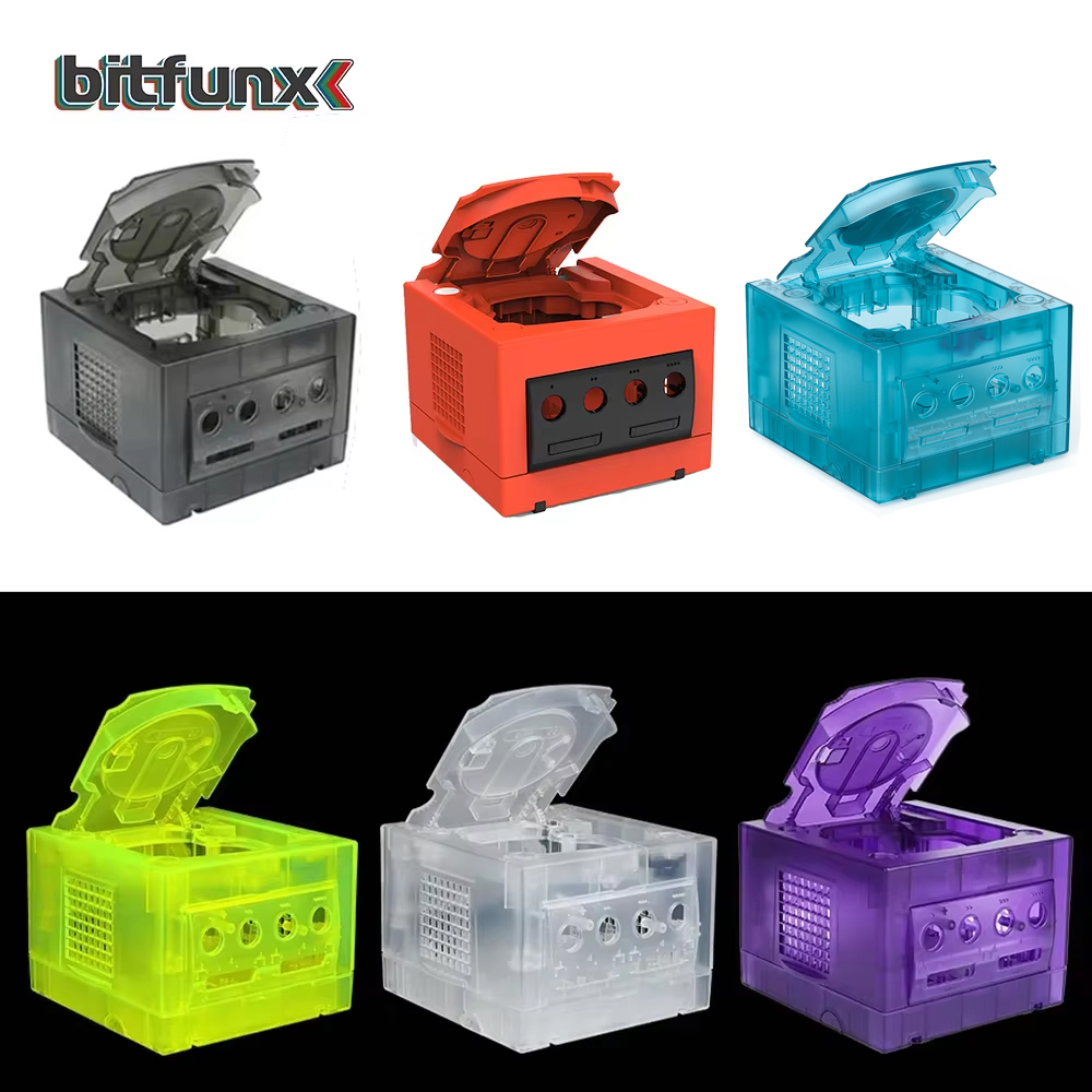 Retro Gaming Station - BitFunx NGC Transparent Box Replacement Case