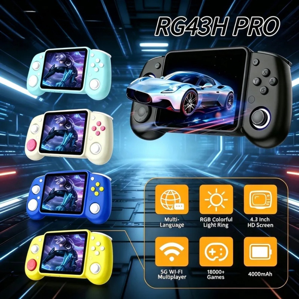 Retro Gaming Station - RG43H Pro Portable Retro Handheld Game