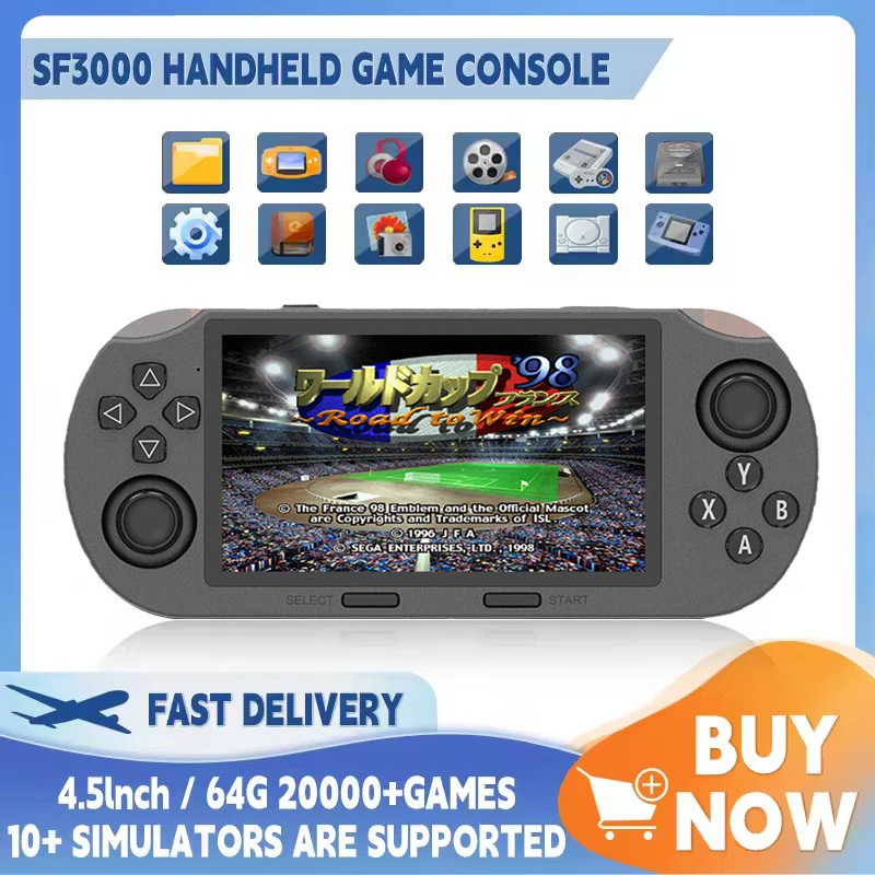 Retro Gaming Gameboy - SF3000 Portable Handheld Game Player 4.5