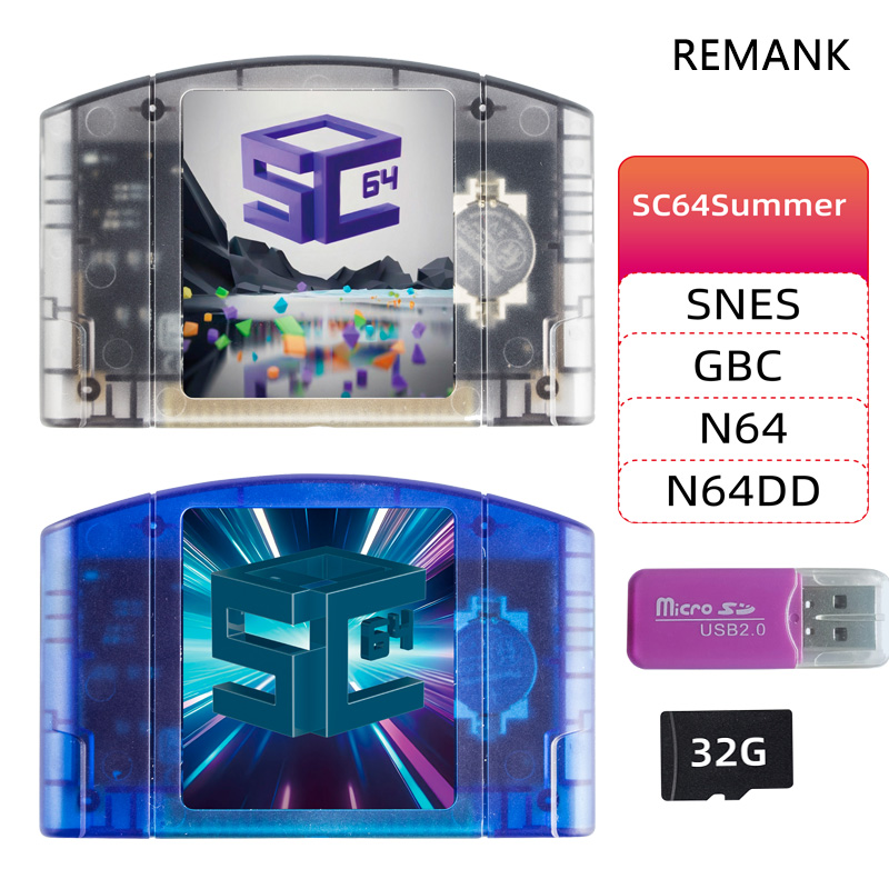Retro Gaming Station - REMANK 5000-in1 SC64Summer SC64 Game Card