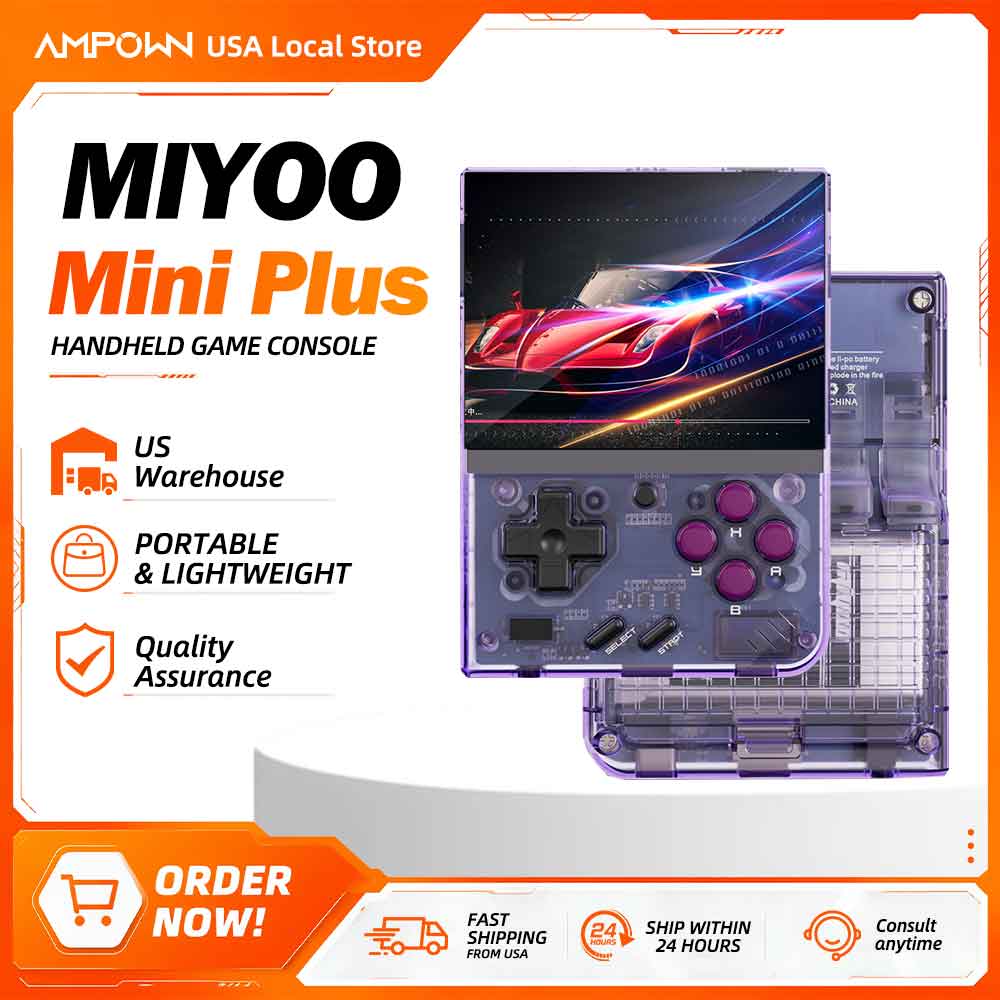 Retro Gaming Emulator - Miyoo Mini+ Retro Handheld Game Console