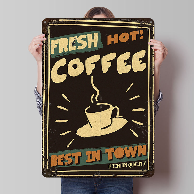 Retro Gaming Shops - Coffee Shop Vintag Poster Customized Vintage