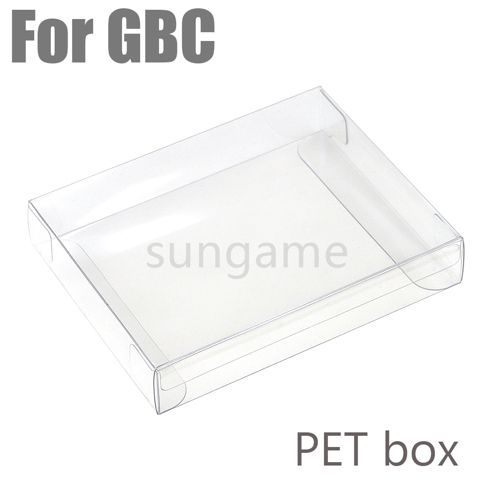 Game Cartridge Case - 3pcs PET Display Box For GBC
