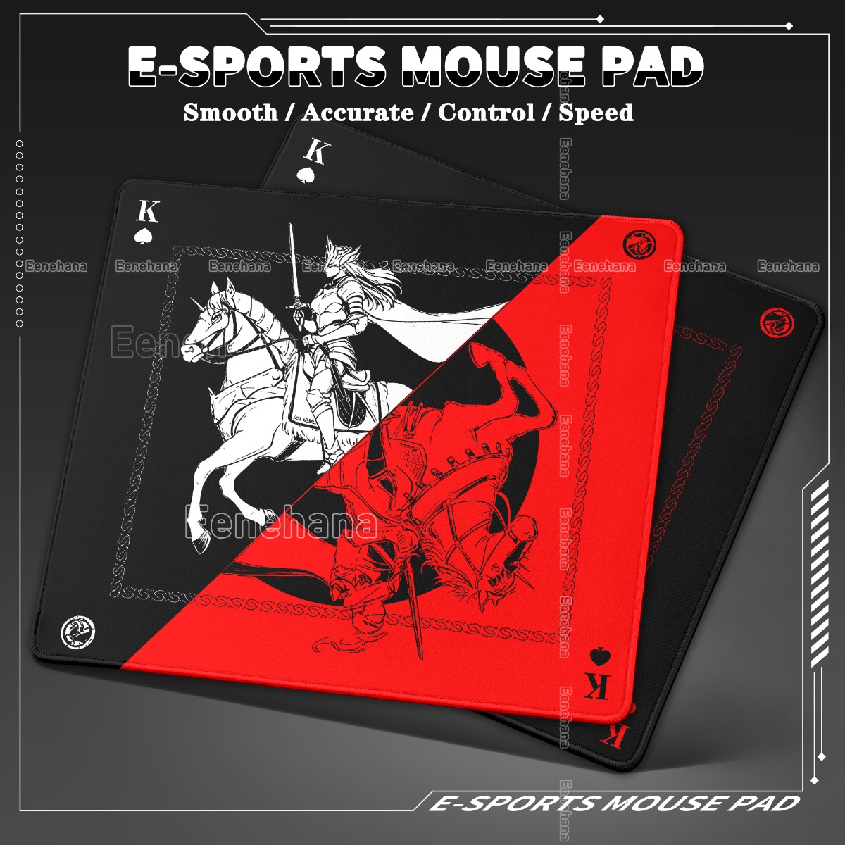 Retro Gaming Corps - Black Red Poker Style Mat 40x45cm