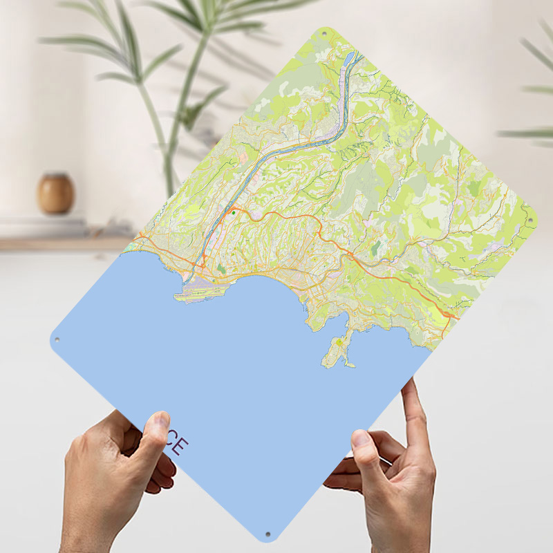 Map of Nice France Printed Pos - огляд і ціна Retro Gaming France