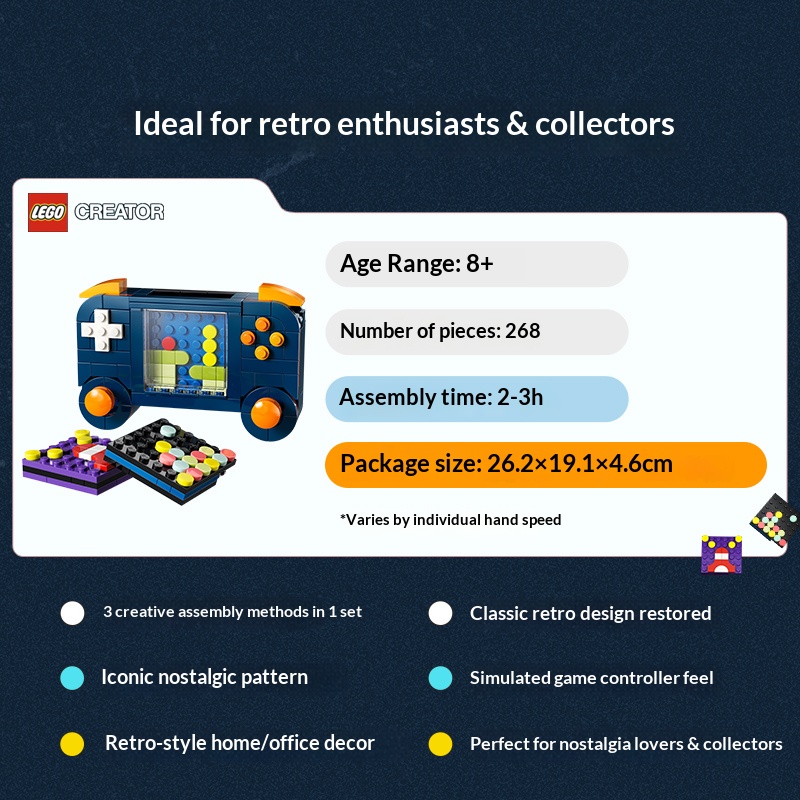 LEGO Creator 3in1 Building Blo - огляд і ціна Retro Gaming Station
