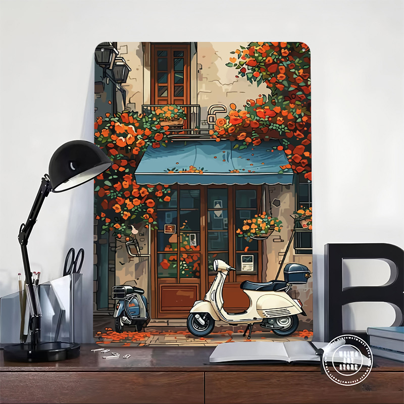 Vintage Scooter Shop Poster Cu - огляд і ціна Retro Gaming Shops