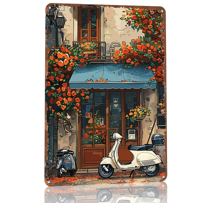 Vintage Scooter Shop Poster Cu - огляд і ціна Retro Gaming Shops