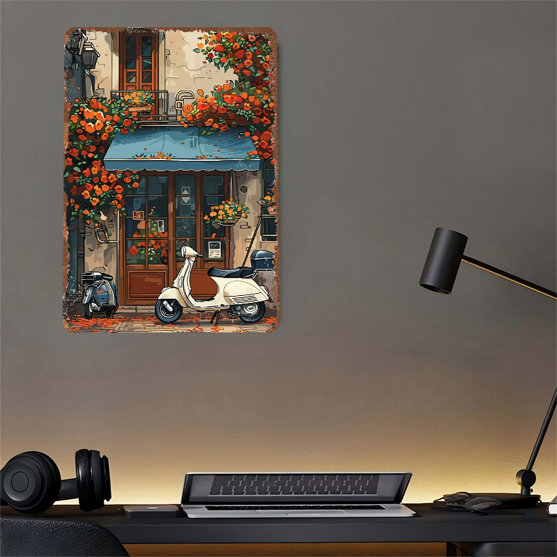 Vintage Scooter Shop Poster Cu - огляд і ціна Retro Gaming Shops