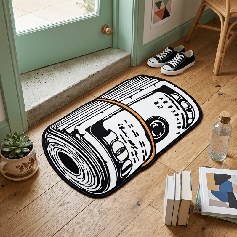 American Retro Rolled‑Up Money - огляд і ціна Retro Gaming Rug