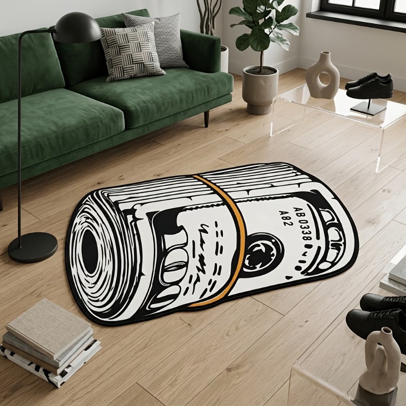 American Retro Rolled‑Up Money - огляд і ціна Retro Gaming Rug