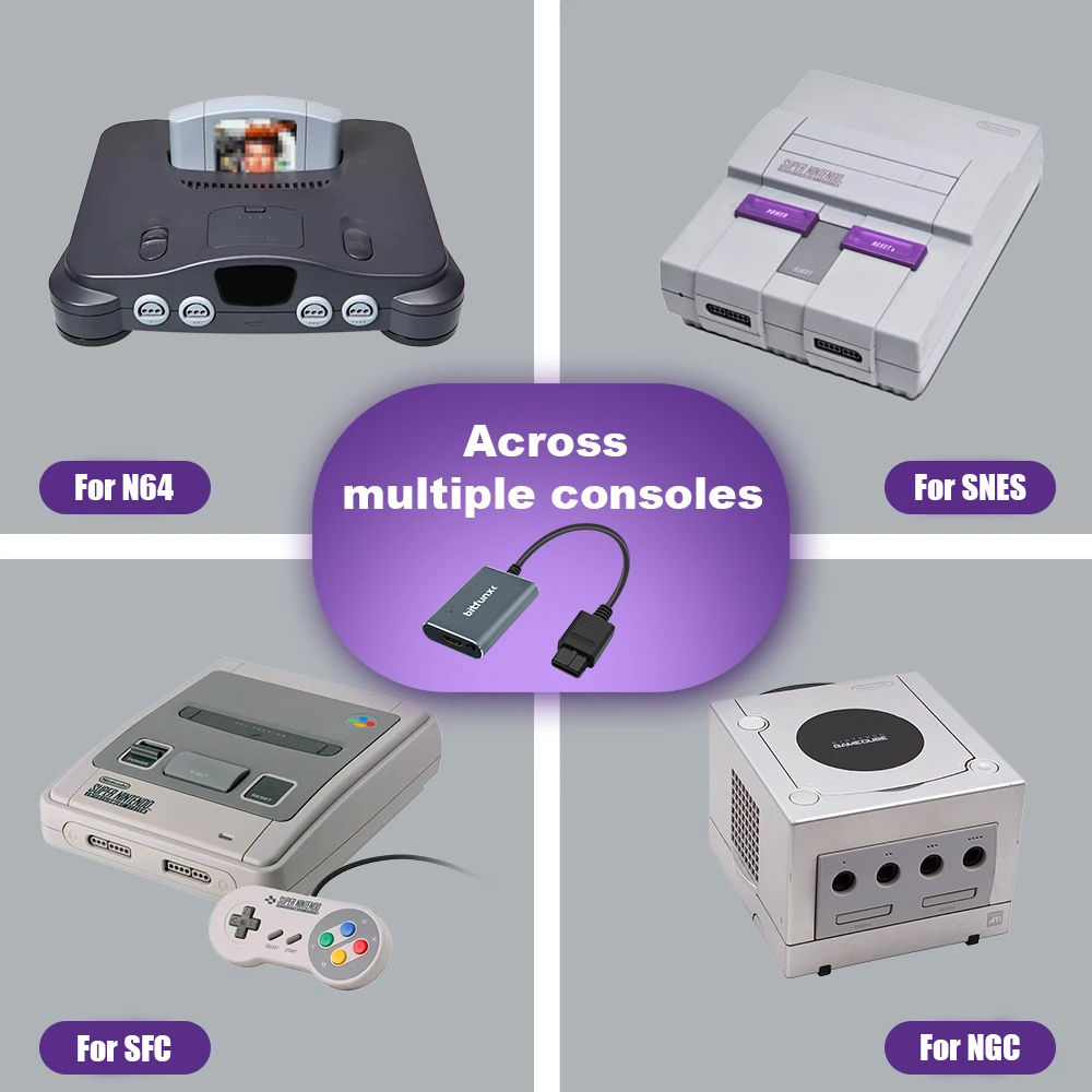 Bitfunx 720P Svideo / AV To HD - огляд і ціна Retro Gaming Emulator