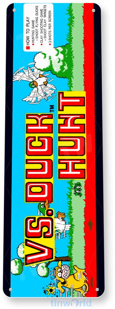 TIN SIGN Duck Hunt Arcade Marq - огляд і ціна Retro Gaming Shops