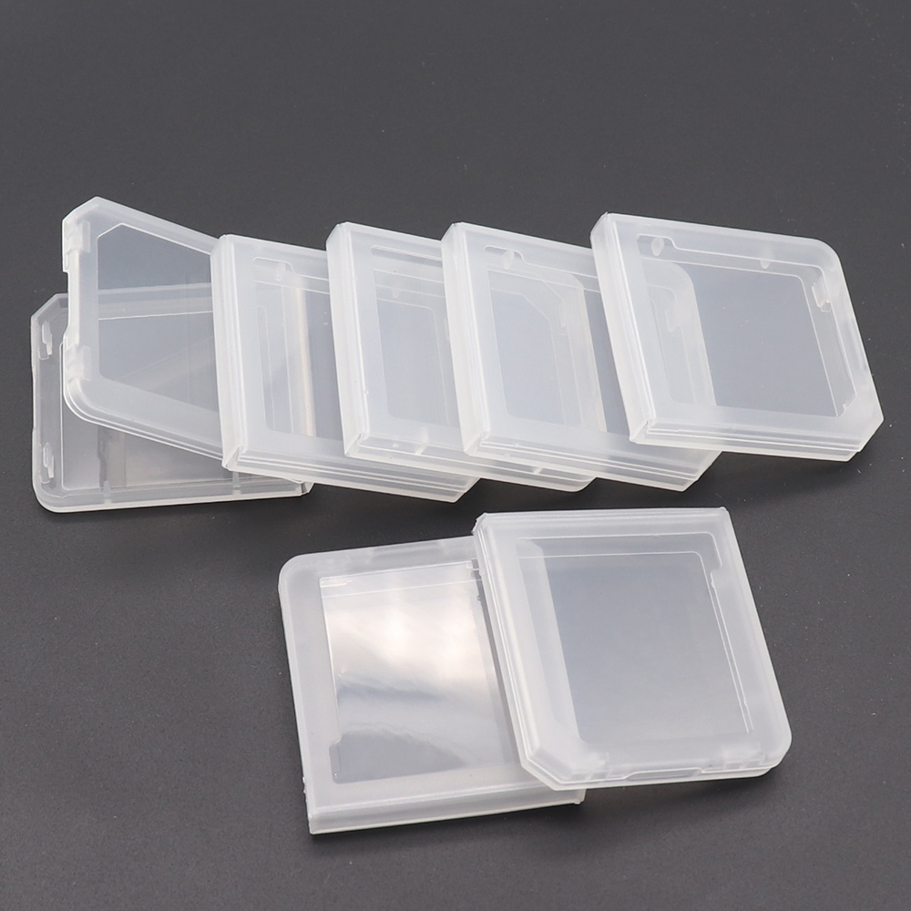 10 Pcs Clear Plastic Game Cart - огляд і ціна Game Cartridge Case