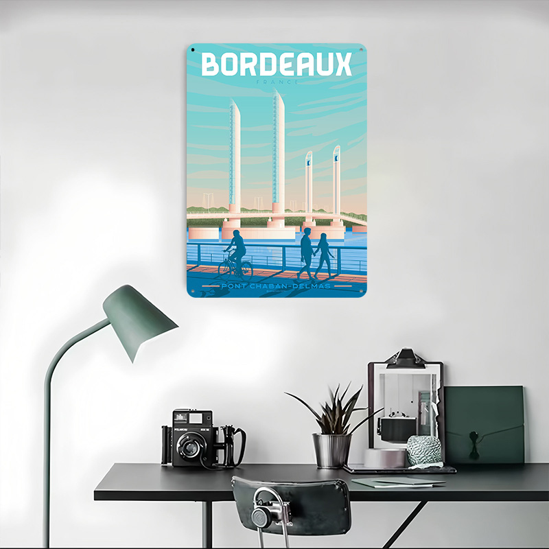 Bordeaux France Metal Poster C - огляд і ціна Retro Gaming France