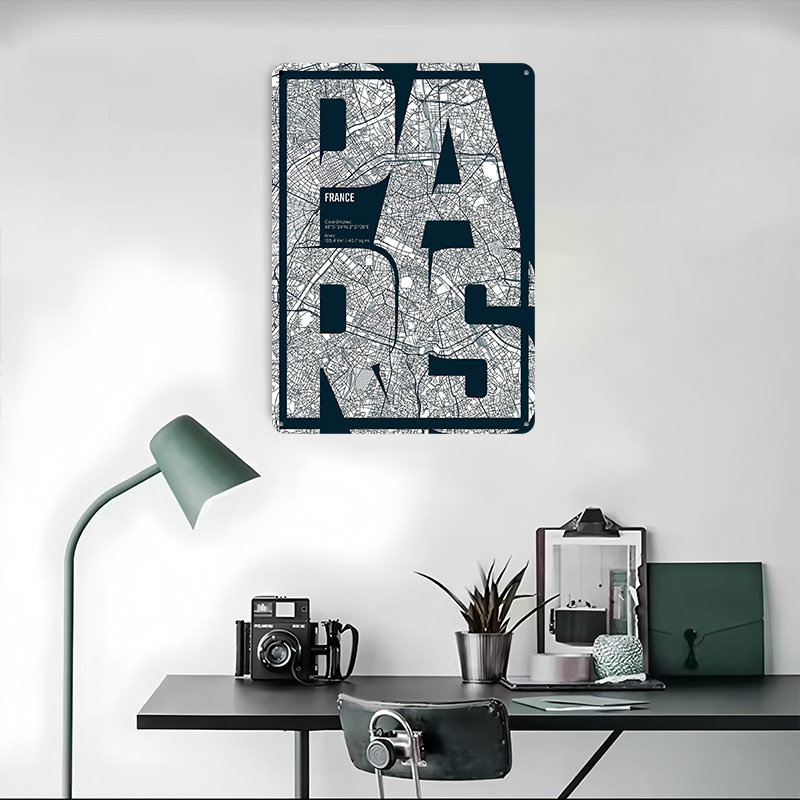 Paris France Map Typography Pr - огляд і ціна Retro Gaming France