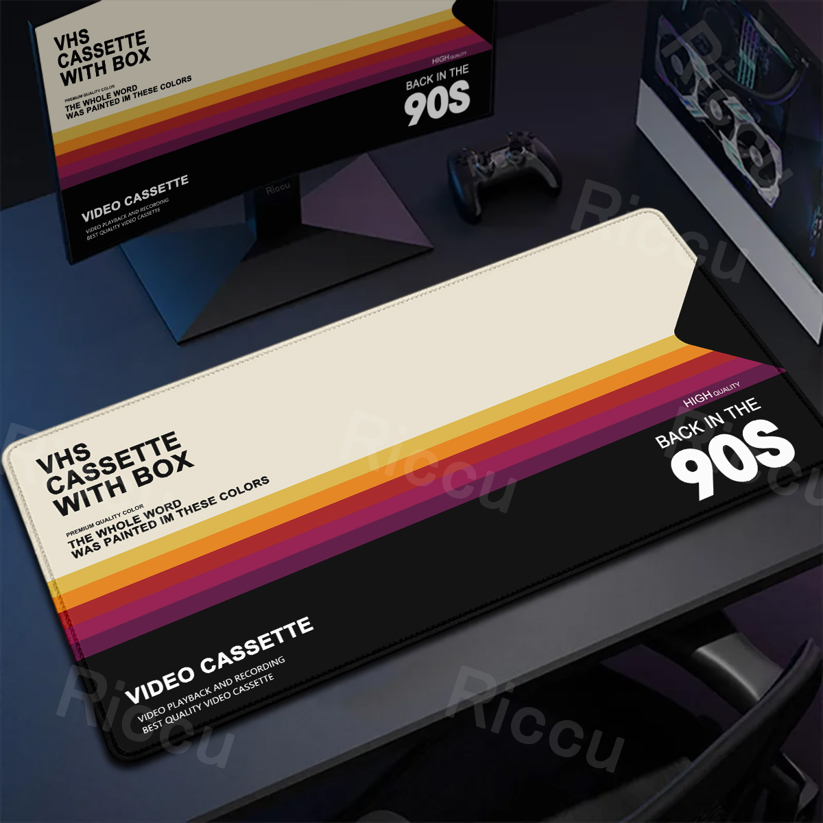 Retro VHS Style Mouse Pad Xxl  - огляд і ціна Retro Gaming Rug