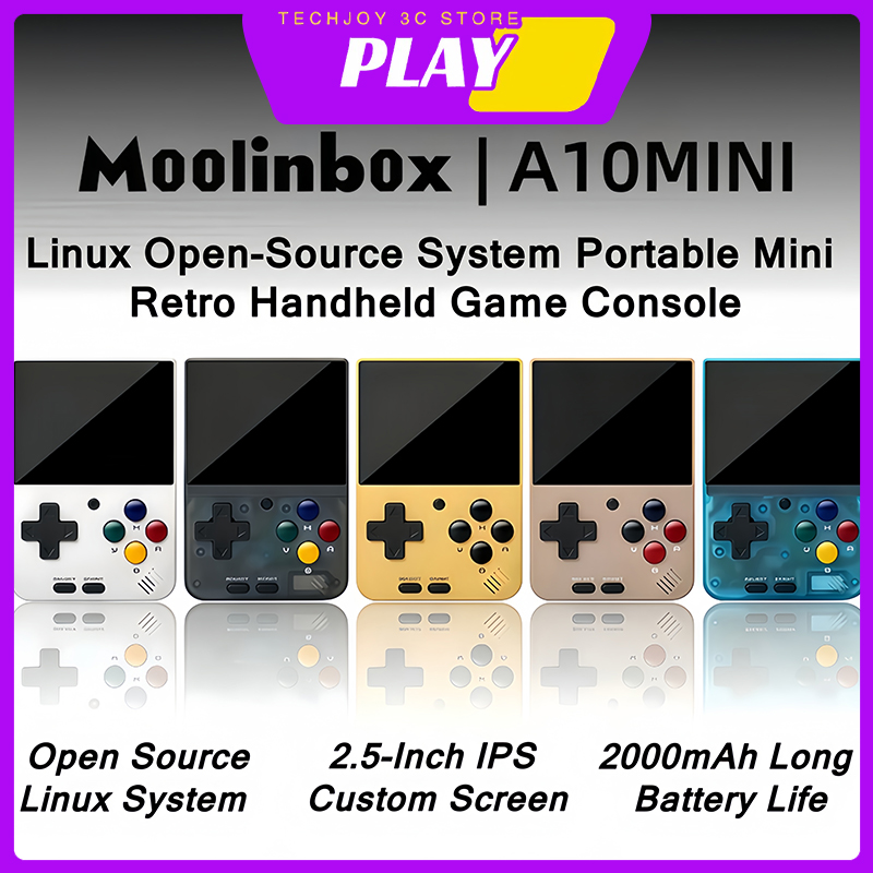 Moolinbox A10Mini 2.8-Inch Lin - огляд і ціна Retro Gaming Gameboy