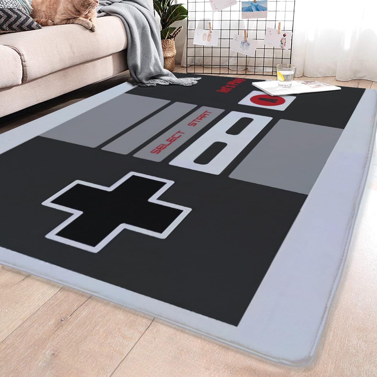 Vintage NES Controller Themed  - огляд і ціна Retro Gaming Rug