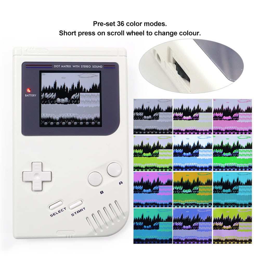 HISPEEDIDO For GB Dmg V5 Pro 3 - огляд і ціна Retro Gaming Gameboy