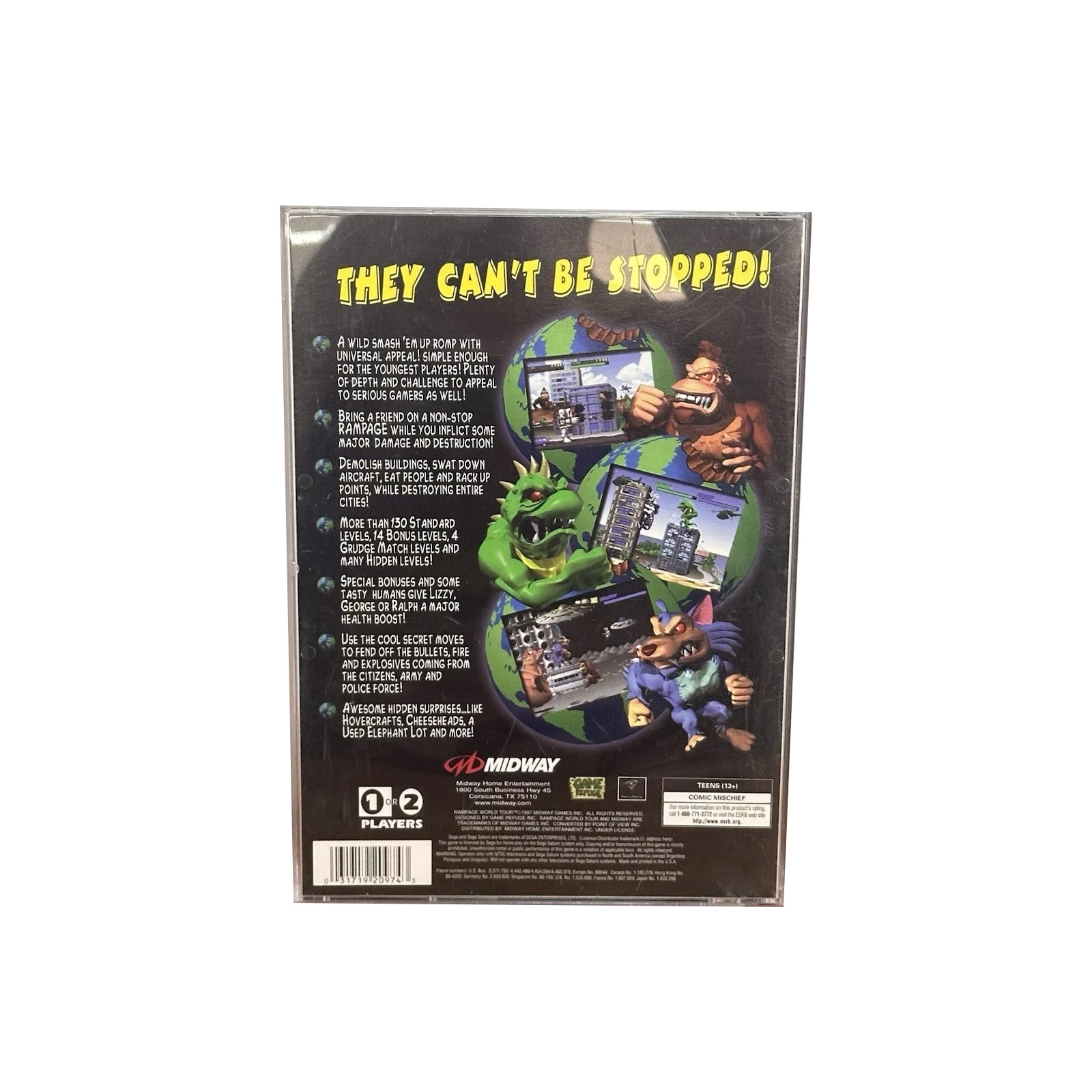 Saturn Copy Disc Game rampage  - огляд і ціна Retro Gaming Setup