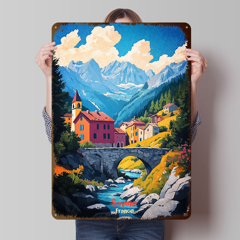 Savoie France Art Tinplate Pos - огляд і ціна Retro Gaming France