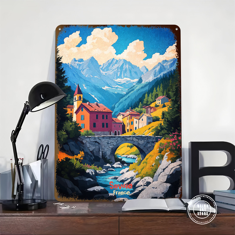 Savoie France Art Tinplate Pos - огляд і ціна Retro Gaming France