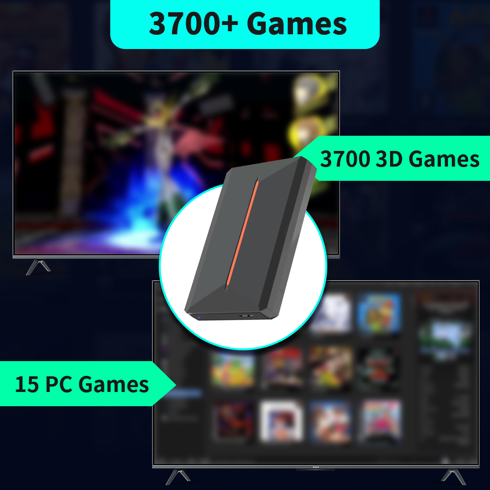 Launchbox OS 500GB Portable Ga - огляд і ціна Retro Gaming Emulator Console
