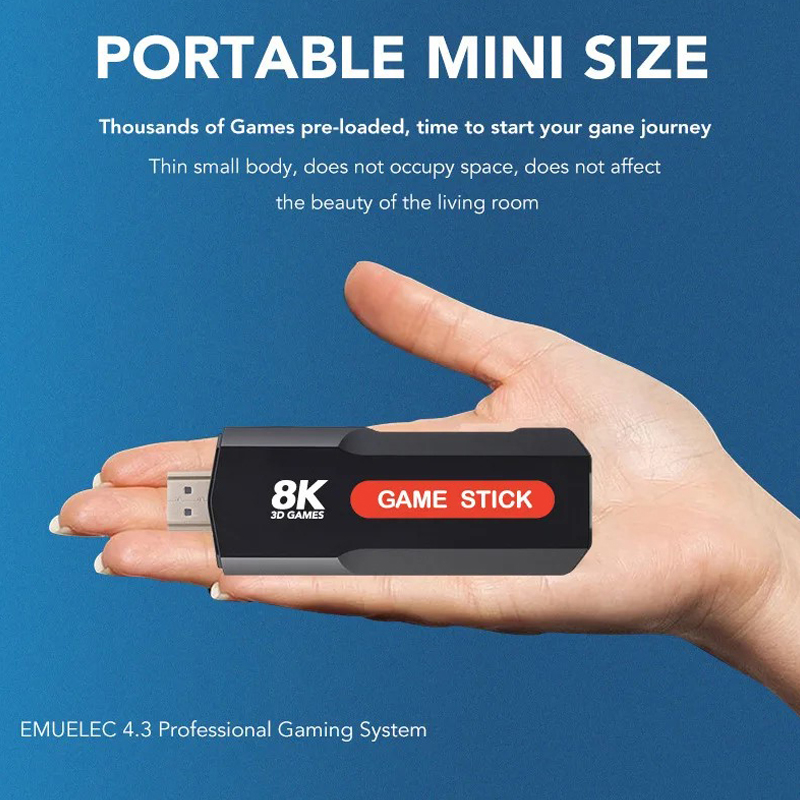 X2 Game Stick HD 4K 8K 3D Cons - огляд і ціна Retro Gaming Raspberry Pi Zero