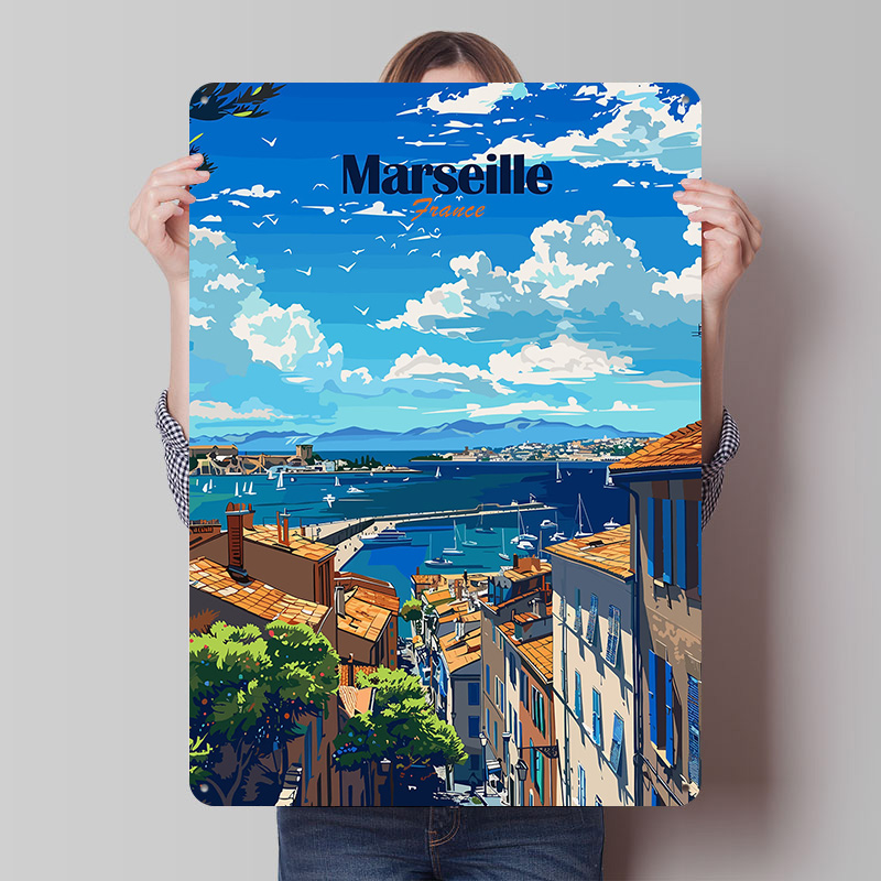 Marseille France Travel Tinpla - огляд і ціна Retro Gaming France
