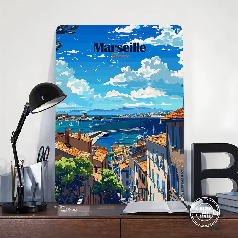Marseille France Travel Tinpla - огляд і ціна Retro Gaming France