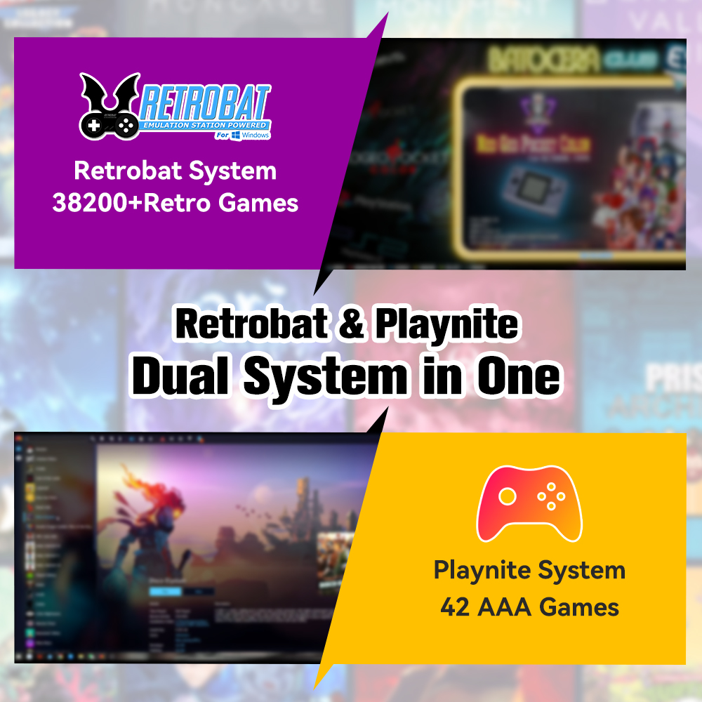 Retrobat & Playnite Retro Game - огляд і ціна Retro Gaming Emulator Console
