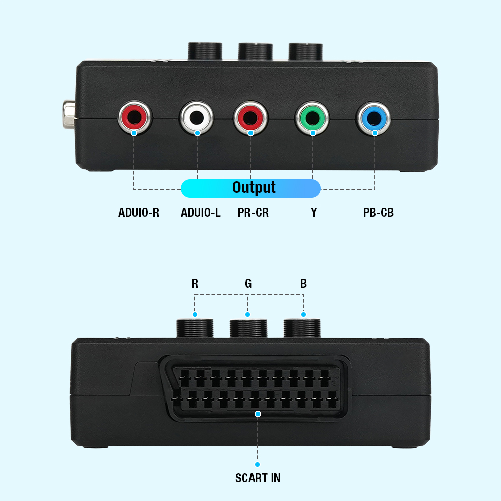RGBS VGA to YPBPR Component Co - огляд і ціна Retro Gaming Station